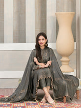 Load image into Gallery viewer, SELENA BY TAWAKKAL 3pc Unstitched Dual Color Broshia Banarsi Viscose Suit D6451