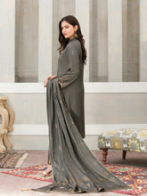 Load image into Gallery viewer, SELENA BY TAWAKKAL 3pc Unstitched Dual Color Broshia Banarsi Viscose Suit D6451