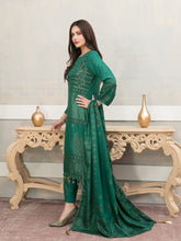 Load image into Gallery viewer, SELENA BY TAWAKKAL 3pc Unstitched Dual Color Broshia Banarsi Viscose Suit D6453