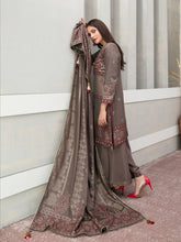 Load image into Gallery viewer, SELENA BY TAWAKKAL 3pc Unstitched Dual Color Broshia Banarsi Viscose Suit D6455