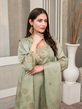 Load image into Gallery viewer, SELENA BY TAWAKKAL 3pc Unstitched Dual Color Broshia Banarsi Viscose Suit D6457