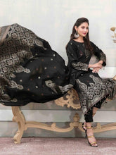 Load image into Gallery viewer, SELENA BY TAWAKKAL 3pc Unstitched Dual Color Broshia Banarsi Viscose Suit D6458