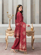 Load image into Gallery viewer, SELENA BY TAWAKKAL 3pc Unstitched Dual Color Broshia Banarsi Viscose Suit D6459