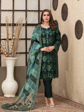 Load image into Gallery viewer, TAWAKKAL ESTERA 3pc Unstitched Dual Color Broshia Banarsi Viscose Suit D6293