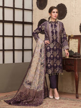 Load image into Gallery viewer, TAWAKKAL ESTERA 3pc Unstitched Dual Color Broshia Banarsi Viscose Suit D6294
