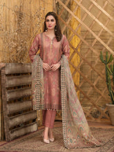 Load image into Gallery viewer, TAWAKKAL ESTERA 3pc Unstitched Dual Color Broshia Banarsi Viscose Suit D6297