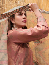 Load image into Gallery viewer, TAWAKKAL ESTERA 3pc Unstitched Dual Color Broshia Banarsi Viscose Suit D6297