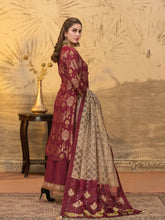 Load image into Gallery viewer, TAWAKKAL ESTERA 3pc Unstitched Dual Color Broshia Banarsi Viscose Suit D6298