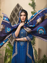 Load image into Gallery viewer, Tawakkal Fayona 3pc Unstitched Embroidered And Digital Printed Lawn Suit D6522B