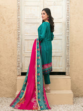 Load image into Gallery viewer, Tawakkal Fayona 3pc Unstitched Embroidered And Digital Printed Lawn Suit D6523A
