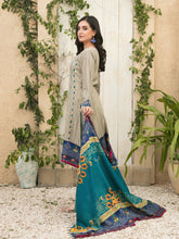 Load image into Gallery viewer, Tawakkal Fayona 3pc Unstitched Embroidered And Digital Printed Lawn Suit D6523B