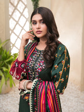 Load image into Gallery viewer, Tawakkal Fayona 3pc Unstitched Embroidered And Digital Printed Lawn Suit D6524A