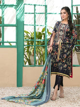 Load image into Gallery viewer, Tawakkal Fayona 3pc Unstitched Embroidered And Digital Printed Lawn Suit D6525A