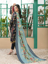 Load image into Gallery viewer, Tawakkal Fayona 3pc Unstitched Embroidered And Digital Printed Lawn Suit D6525A