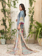 Load image into Gallery viewer, Tawakkal Fayona 3pc Unstitched Embroidered And Digital Printed Lawn Suit D6526B