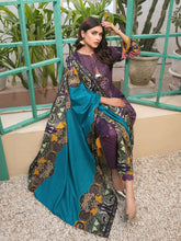Load image into Gallery viewer, Tawakkal Fayona 3pc Unstitched Embroidered And Digital Printed Lawn Suit D6527A