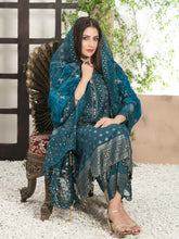 Load image into Gallery viewer, Tawakkal Fabrics Ilayana Banarsi Viscose D7448