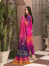Load image into Gallery viewer, PARIZAAD 3pc Unstitched Embroidered Digital Printed Slub Cottel Suit D6191