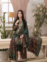 Load image into Gallery viewer, PARIZAAD 3pc Unstitched Embroidered Digital Printed Slub Cottel Suit D6192