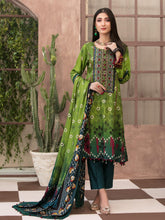 Load image into Gallery viewer, Tawakkal Fabrics Parizaad 3pc Unstitched Digital Printed Slub Cottel Suiting D6194