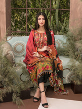 Load image into Gallery viewer, Tawakkal Fabrics Parizaad 3pc Unstitched Digital Printed Slub Cottel Suiting D6195