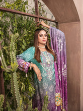 Load image into Gallery viewer, Tawakkal Fabrics Parizaad 3pc Unstitched Digital Printed Slub Cottel Suiting D6196