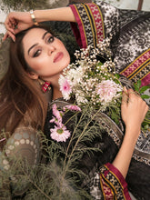 Load image into Gallery viewer, Tawakkal Fabrics Parizaad 3pc Unstitched Digital Printed Slub Cottel Suiting D6197