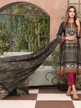 Load image into Gallery viewer, Tawakkal Fabrics Parizaad 3pc Unstitched Digital Printed Slub Cottel Suiting D6197