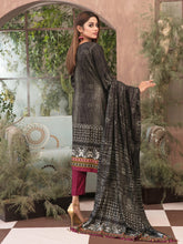 Load image into Gallery viewer, Tawakkal Fabrics Parizaad 3pc Unstitched Digital Printed Slub Cottel Suiting D6197