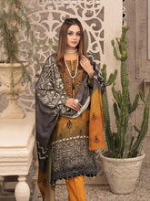 Load image into Gallery viewer, Tawakkal Fabrics Parizaad 3pc Unstitched Digital Printed Slub Cottel Suiting D6198
