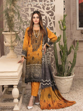 Load image into Gallery viewer, Tawakkal Fabrics Parizaad 3pc Unstitched Digital Printed Slub Cottel Suiting D6198