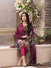 Load image into Gallery viewer, Tawakkal Fabrics Parizaad 3pc Unstitched Digital Printed Slub Cottel Suiting D6200