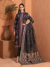 Load image into Gallery viewer, Tawakkal Sabrina 3pc Unstitched Jacquard Banarsi Lawn Suit D6844
