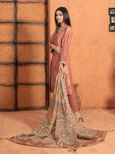 Load image into Gallery viewer, Tawakkal Sabrina 3pc Unstitched Jacquard Banarsi Lawn Suit D6845