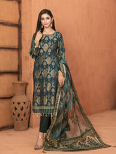 Load image into Gallery viewer, Tawakkal Sabrina 3pc Unstitched Jacquard Banarsi Lawn Suit D6848