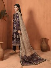 Load image into Gallery viewer, Tawakkal Sabrina 3pc Unstitched Jacquard Banarsi Lawn Suit D6849