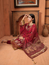 Load image into Gallery viewer, Tawakkal Sabrina 3pc Unstitched Jacquard Banarsi Lawn Suit D6850