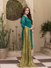 Load image into Gallery viewer, TANAZ 3pc Unstitched Broshia Banarsi Linen Suit D6336