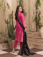 Load image into Gallery viewer, TANAZ 3pc Unstitched Broshia Banarsi Linen Suit D6372
