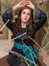 Load image into Gallery viewer, TANAZ 3pc Unstitched Broshia Banarsi Linen Suit D6373