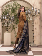 Load image into Gallery viewer, TANAZ 3pc Unstitched Broshia Banarsi Linen Suit D6375