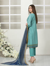 Load image into Gallery viewer, Tawakkal Titania 3pc Unstitched Embroidered And Digital Printed Lawn Suit D7089