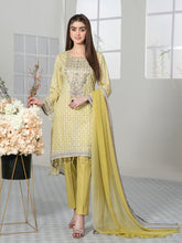 Load image into Gallery viewer, Tawakkal Titania 3pc Unstitched Embroidered And Digital Printed Lawn Suit D7092