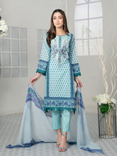 Load image into Gallery viewer, Tawakkal Titania 3pc Unstitched Embroidered And Digital Printed Lawn Suit D7093