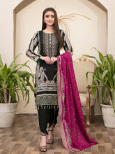 Load image into Gallery viewer, Tawakkal Magnifique 3pc Unstitched Embroidered And Digital Printed Lawn Suit D6832