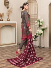 Load image into Gallery viewer, Tawakkal Magnifique 3pc Unstitched Embroidered And Digital Printed Lawn Suit D6834