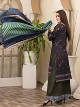 Load image into Gallery viewer, Tawakkal Magnifique 3pc Unstitched Embroidered And Digital Printed Lawn Suit D6835