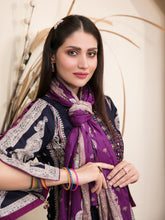 Load image into Gallery viewer, Tawakkal Magnifique 3pc Unstitched Embroidered And Digital Printed Lawn Suit D6839