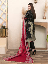 Load image into Gallery viewer, Tawakkal Magnifique 3pc Unstitched Embroidered And Digital Printed Lawn Suit D6840