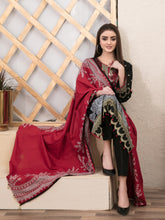 Load image into Gallery viewer, Tawakkal Magnifique 3pc Unstitched Embroidered And Digital Printed Lawn Suit D6840